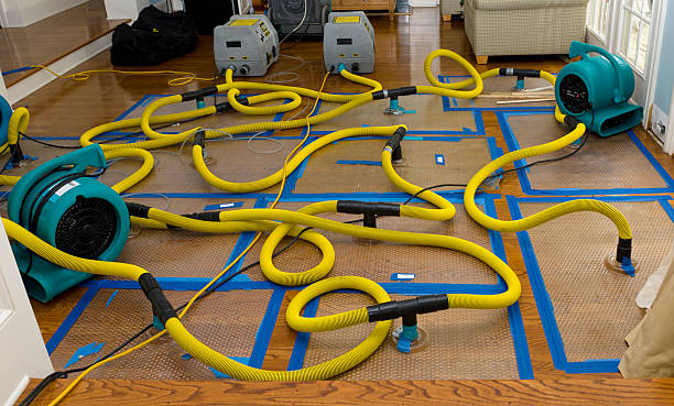 Professional Storm Water Damage Restoration technician working in Bristol, ME
